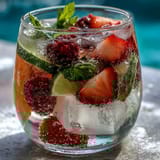 DIY Lemonade Bar with Colorful Fruit, Herbs, and Syrups for Graduation Celebrations