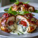 Caprese Stuffed Chicken Breast