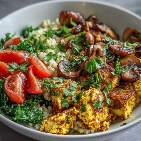 Scrambled Tofu Breakfast Bowl