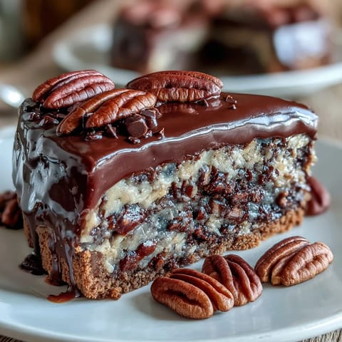 Kentucky Derby Chocolate Pecan Tart with a glossy chocolate filling, crunchy pecans, and golden crust, perfect for race day celebrations.