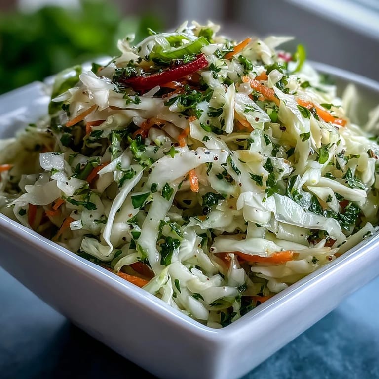 Freshly tossed Sauerkraut Slaw bursting with colorful vegetables, a healthy meal addition.